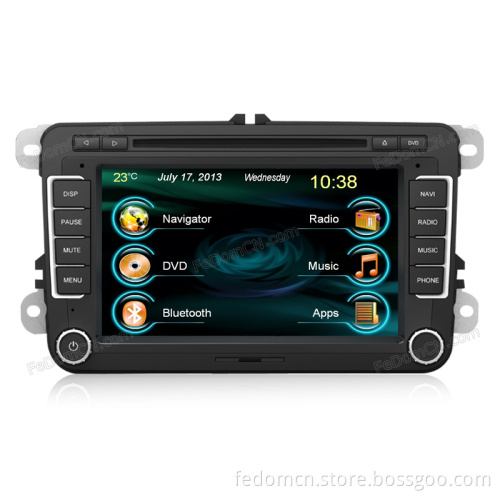 7 Inch TFT LCD Touch Screen Car DVD GPS Navigation System for Vw Tiguan with Bluetooth+Radio+iPod+Video